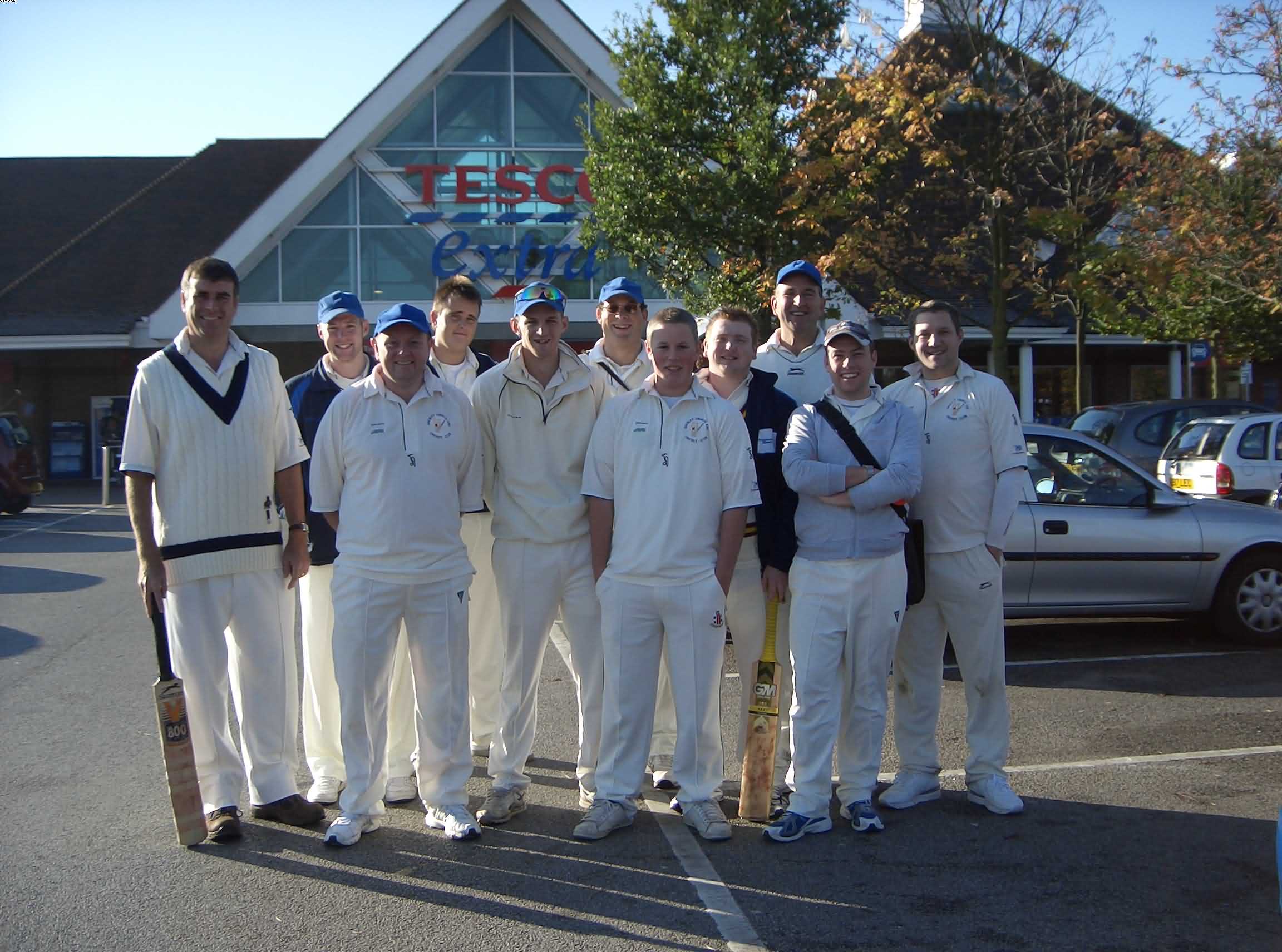 The squad: Andy Peacock, Richard Fletcher, Dave Morley, Chris Peacock, Anthony Brace, Stuart Burke, Mike Camwell, Graham Teagle, Ian Peacock, Simon Sidwell, Jay Fletcher.